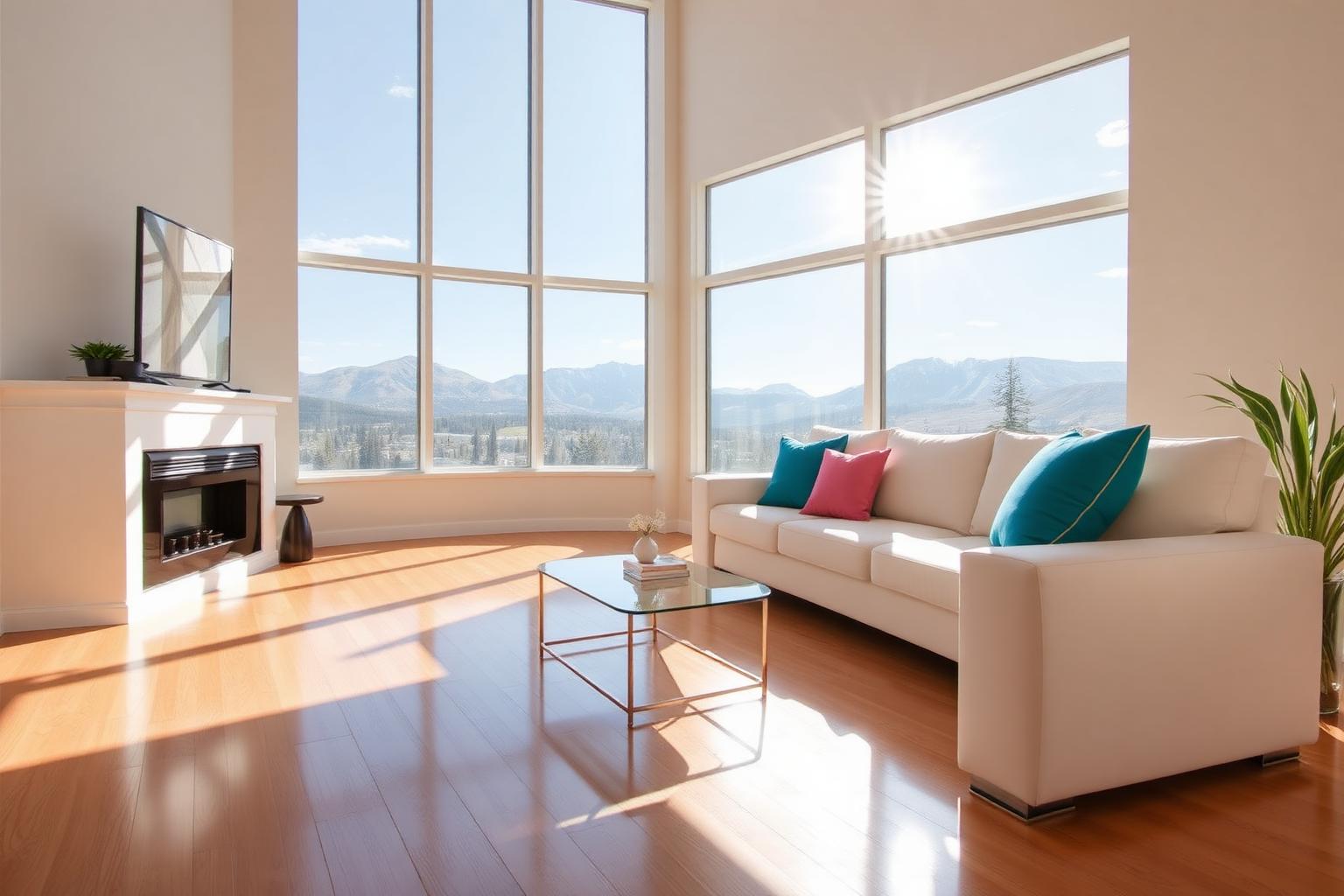 Clean Denver living room